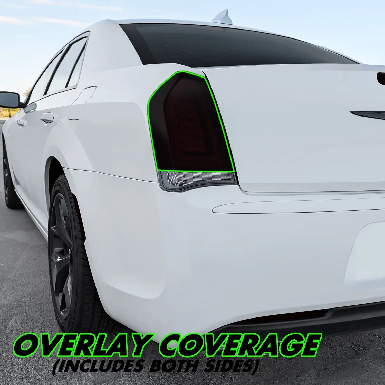2015-2023 Chrysler 300 / 300C | Tail Light Cutout PreCut Tint Overlays