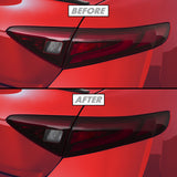 2017-2023 Alfa Romero Giulia | Tail Light Cutout PreCut Tint Overlays