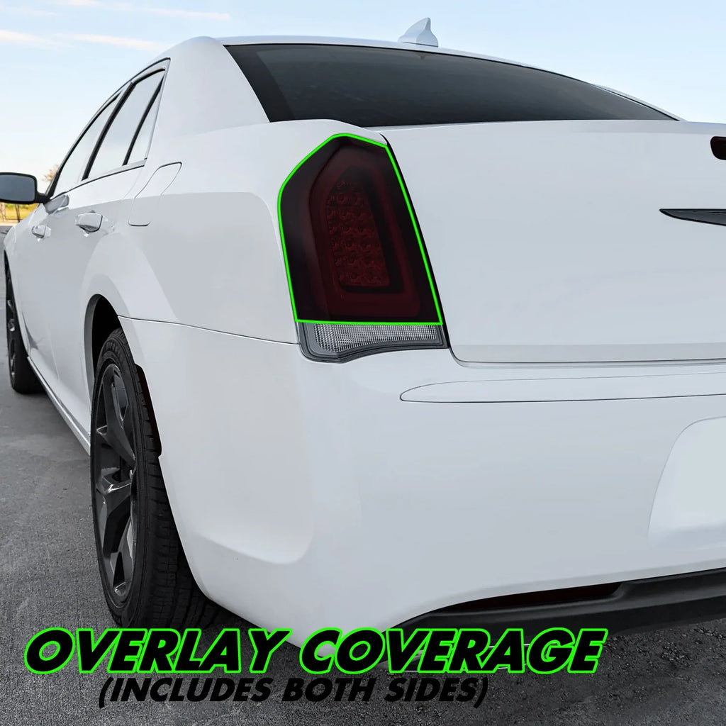 2015-2023 Chrysler 300 / 300C | Tail Light Cutout PreCut Tint Overlays