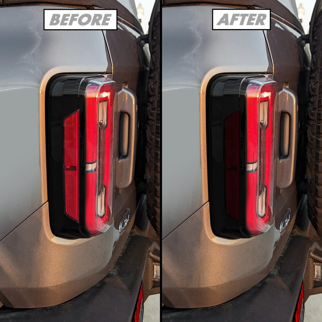 2021-2023 Ford Bronco | Tail Light Side Marker PreCut Tint Overlays
