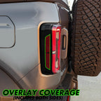 2021-2023 Ford Bronco | Tail Light Side Marker PreCut Tint Overlays