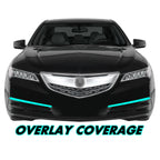 2015-2017 Acura TLX | Fog Light Trim Chrome Delete PreCut Vinyl Wrap