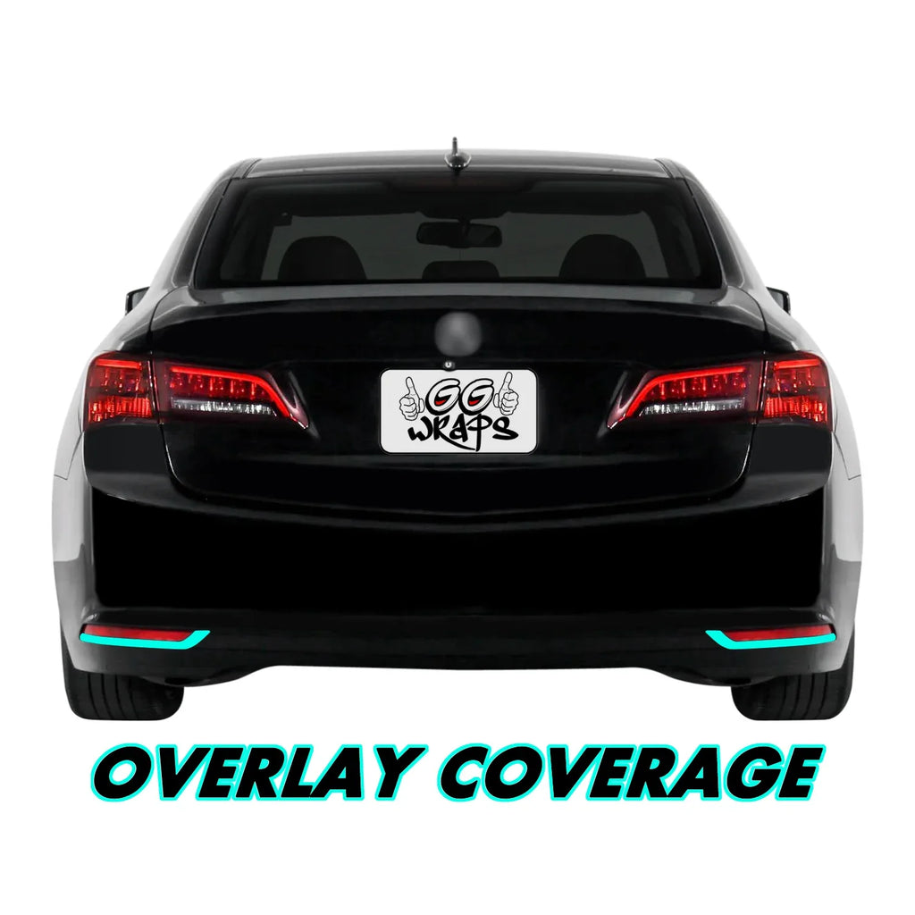 2015-2017 Acura TLX | Rear Reflector Trim Chrome Delete PreCut Vinyl Wrap