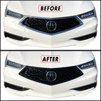 2018-2020 Acura TLX | Front Grill Trim Chrome Delete PreCut Vinyl Wrap