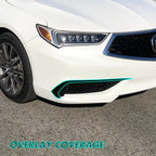 2018-2020 Acura TLX | Front Bumper Side Grill Trim Chrome Delete PreCut Vinyl Wrap