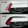 2018-2020 Acura TLX | Rear Bumper Side Trim Chrome Delete PreCut Vinyl Wrap