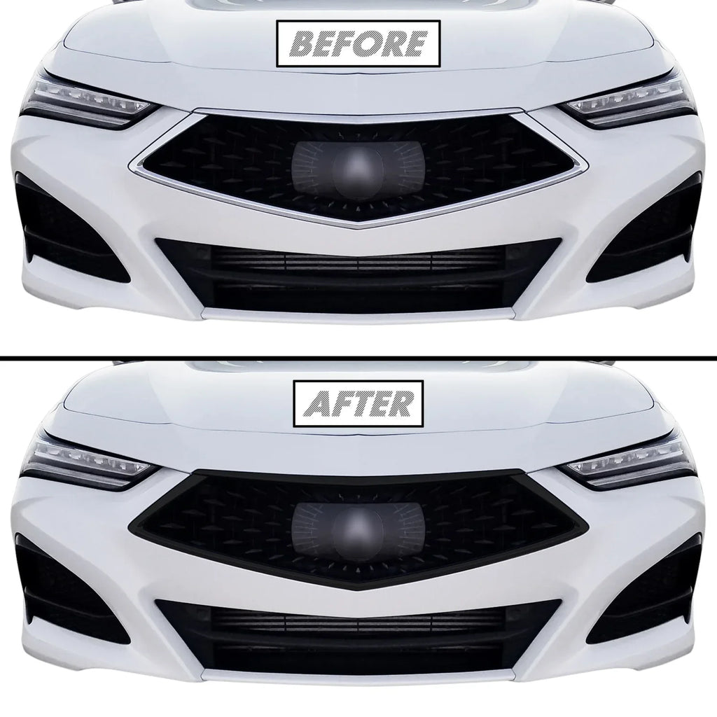 2021-2023 Acura TLX | Front Grill Trim Chrome Delete PreCut Vinyl Wrap