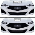 2021-2023 Acura TLX | Front Grill Trim Chrome Delete PreCut Vinyl Wrap