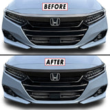 2021-2022 Honda Accord  | Upper Front Grill Trim Chrome Delete PreCut Vinyl Wrap