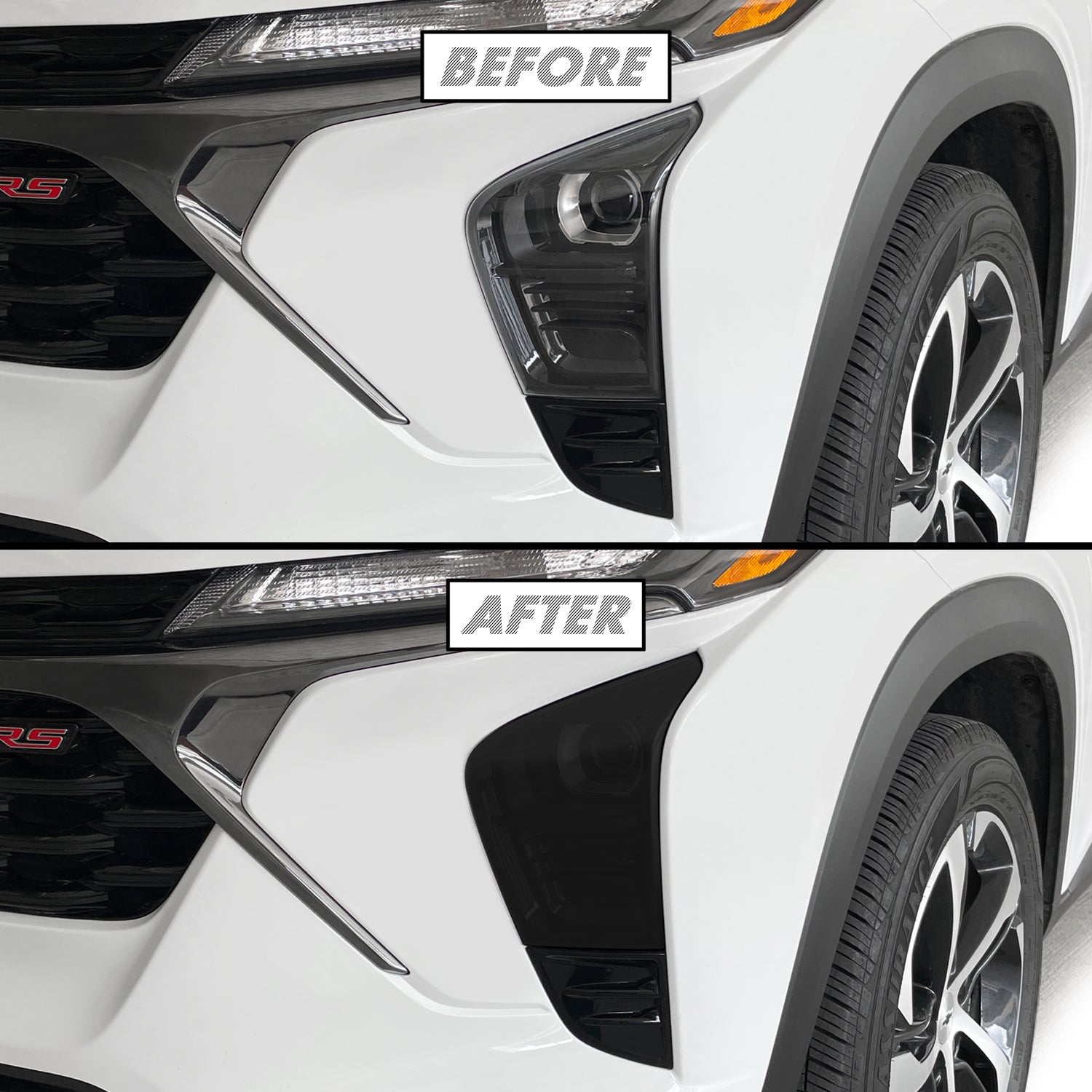 2024-2026 Chevrolet Trax | Headlight PreCut Tint Overlays