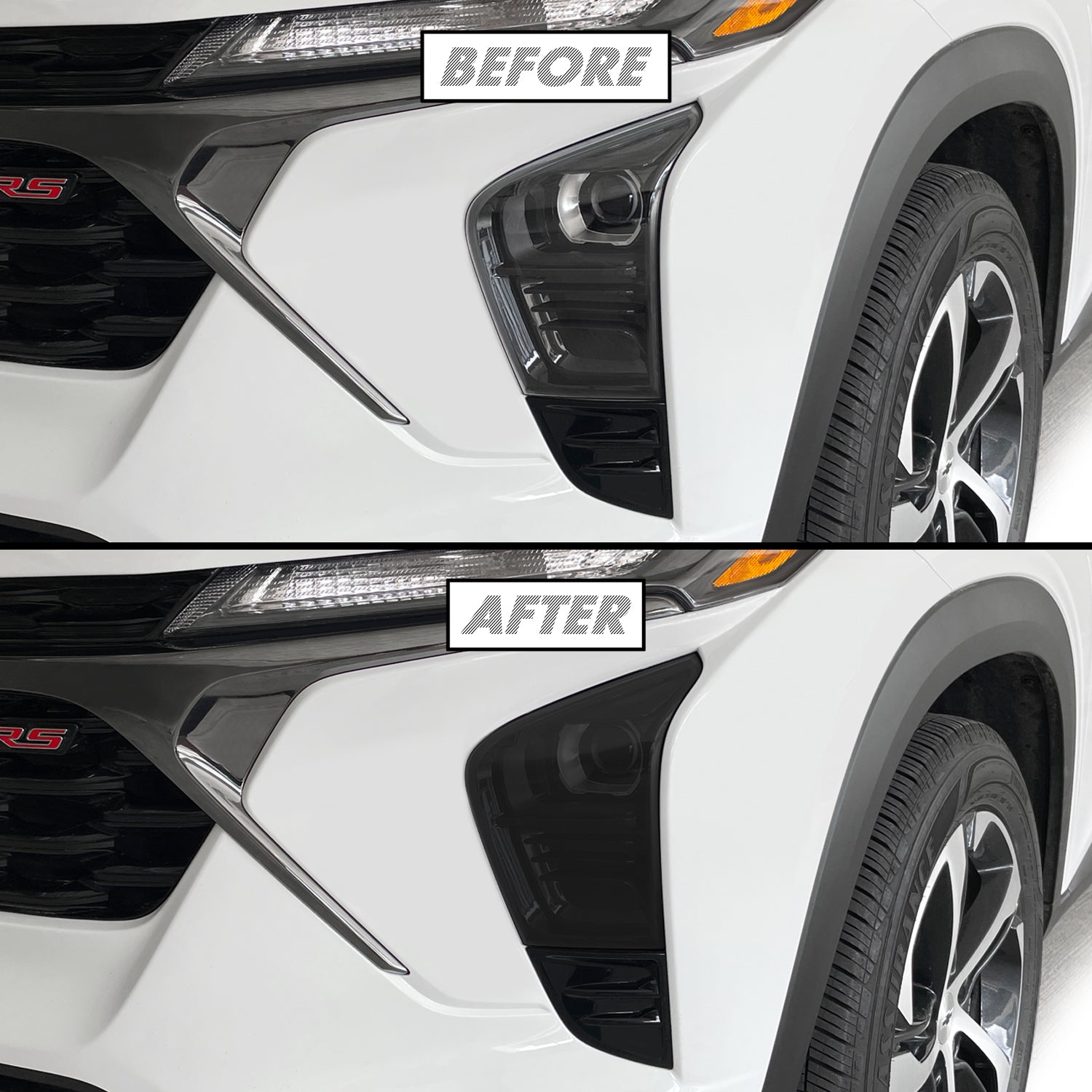 2024-2026 Chevrolet Trax | Headlight PreCut Tint Overlays