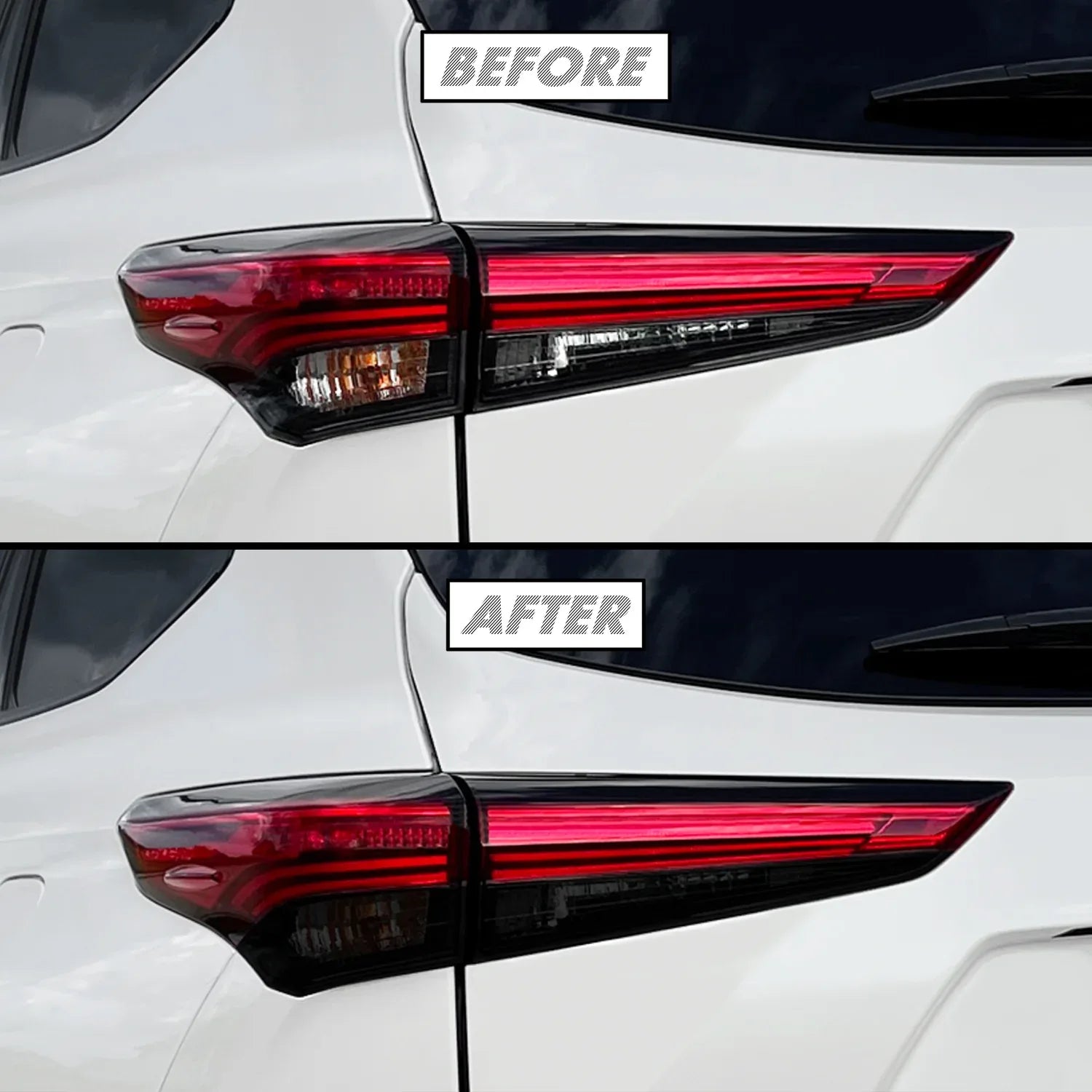 2020-2023 Toyota Highlander | Turn Signal & Reverse Light PreCut Tint Overlays