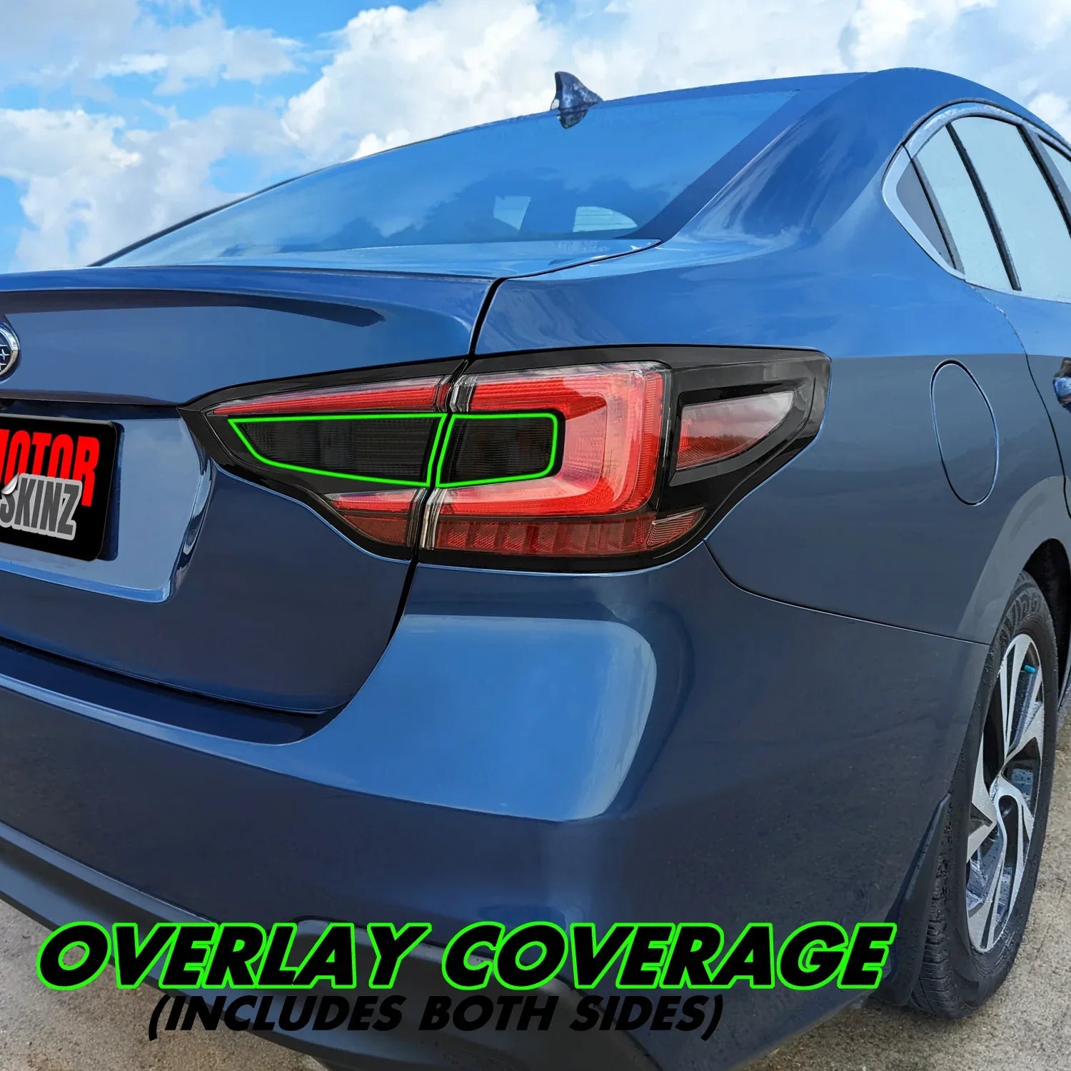 2020-2022 Subaru Legacy | Turn Signal & Reverse Light PreCut Tint Overlays