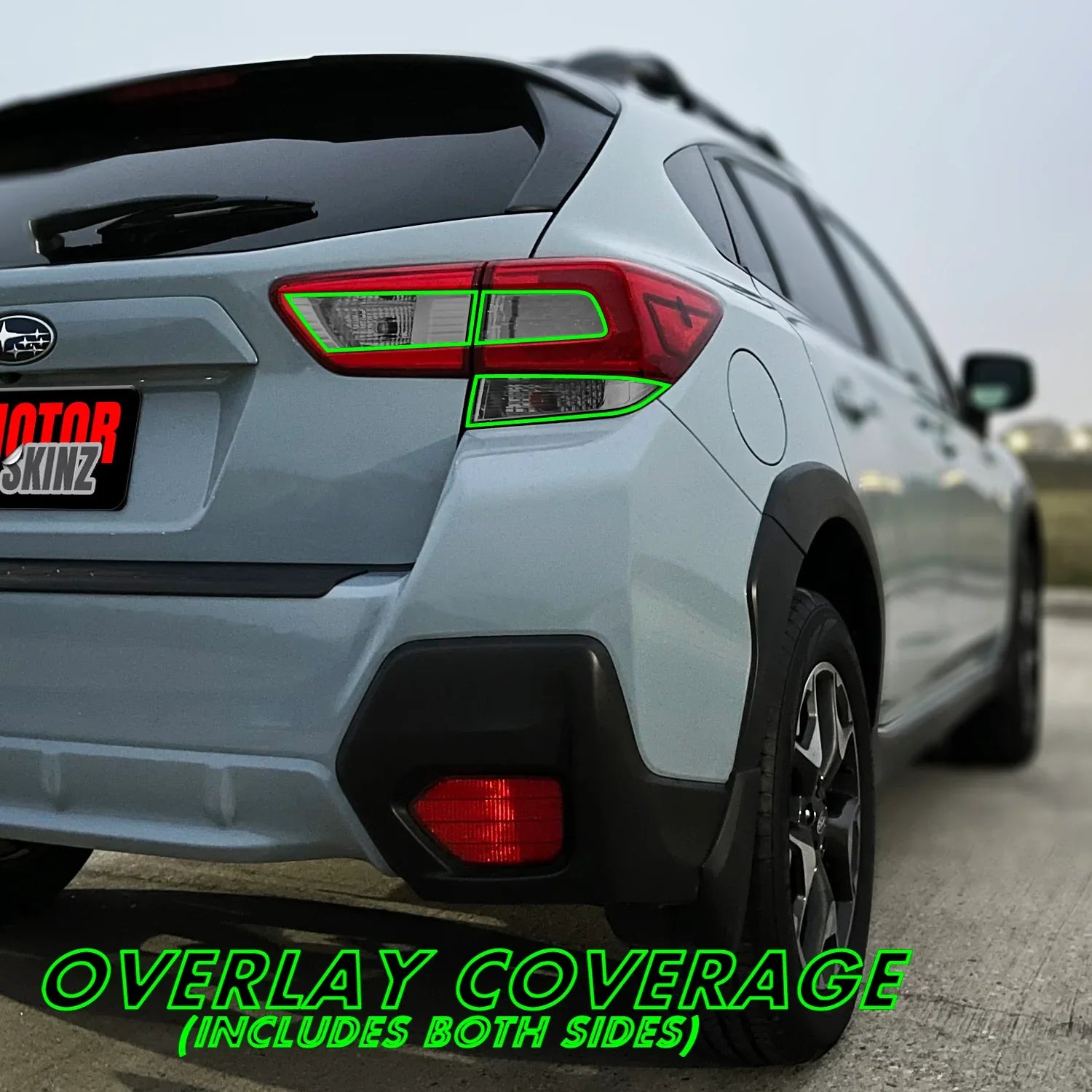 2018-2022 Subaru Crosstrek | Turn Signal & Reverse Light PreCut Tint Overlays