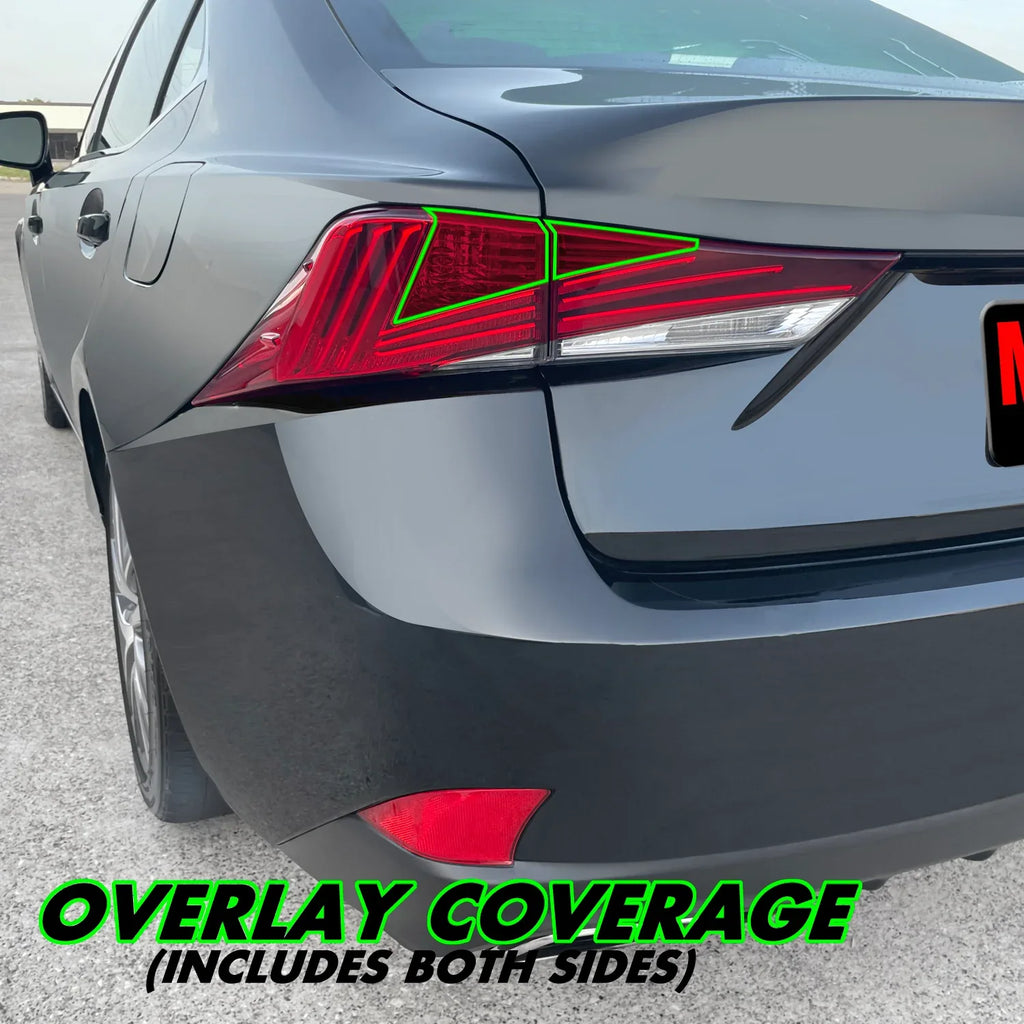 2017-2020 Lexus IS | Tail Light Turn Signal PreCut Tint Overlays