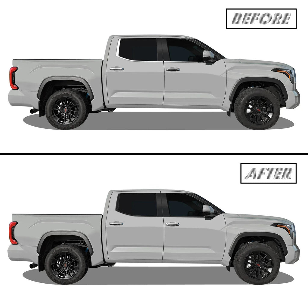 2022-2026 Toyota Tundra | Window Trim Chrome Delete PreCut Vinyl Wrap