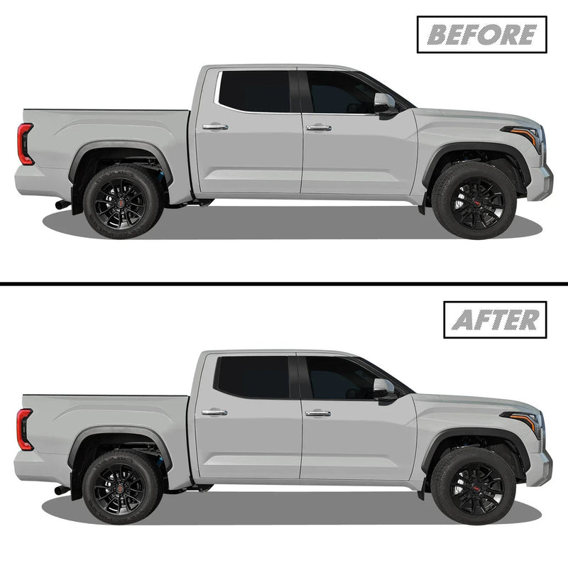 2022-2026 Toyota Tundra | Window Trim Chrome Delete PreCut Vinyl Wrap