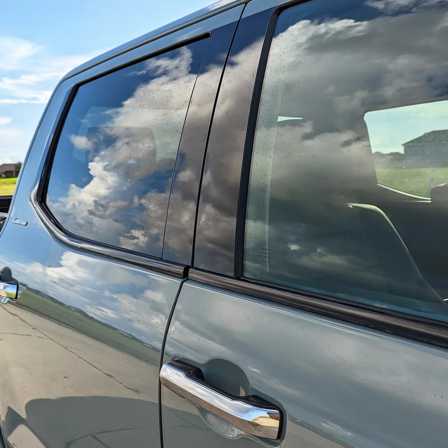 2022-2026 Toyota Tundra | Window Trim Chrome Delete PreCut Vinyl Wrap