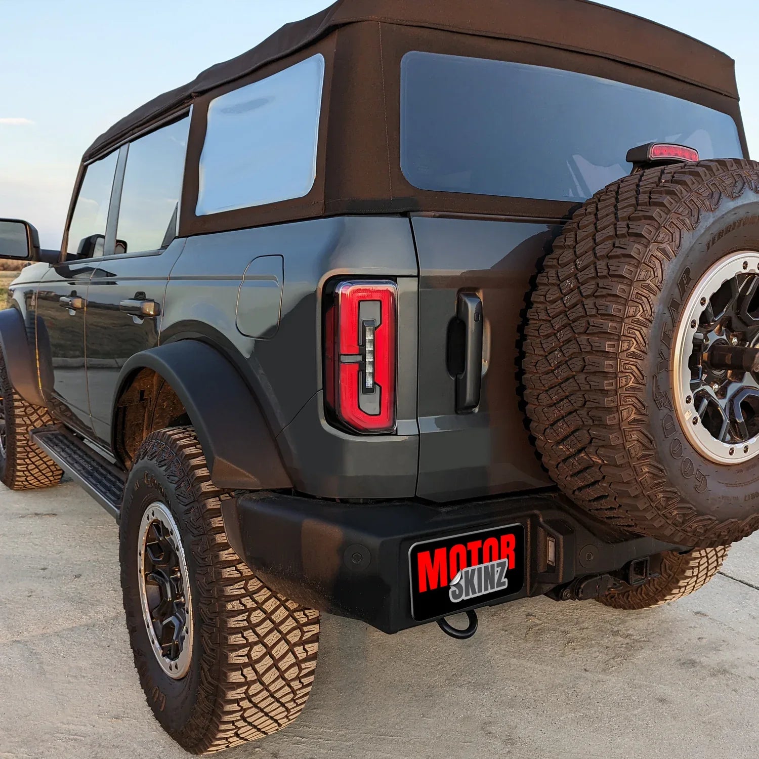 2021-2023 Ford Bronco | Tail Light Turn Signal PreCut Tint Overlays