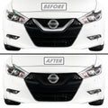 2016-2018 Nissan Maxima | Upper Front Grill Trim Chrome Delete PreCut Vinyl Wrap