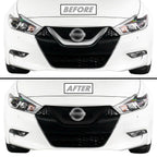 2016-2018 Nissan Maxima | Upper Front Grill Trim Chrome Delete PreCut Vinyl Wrap