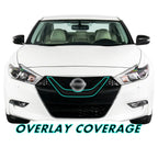 2016-2018 Nissan Maxima | Upper Front Grill Trim Chrome Delete PreCut Vinyl Wrap
