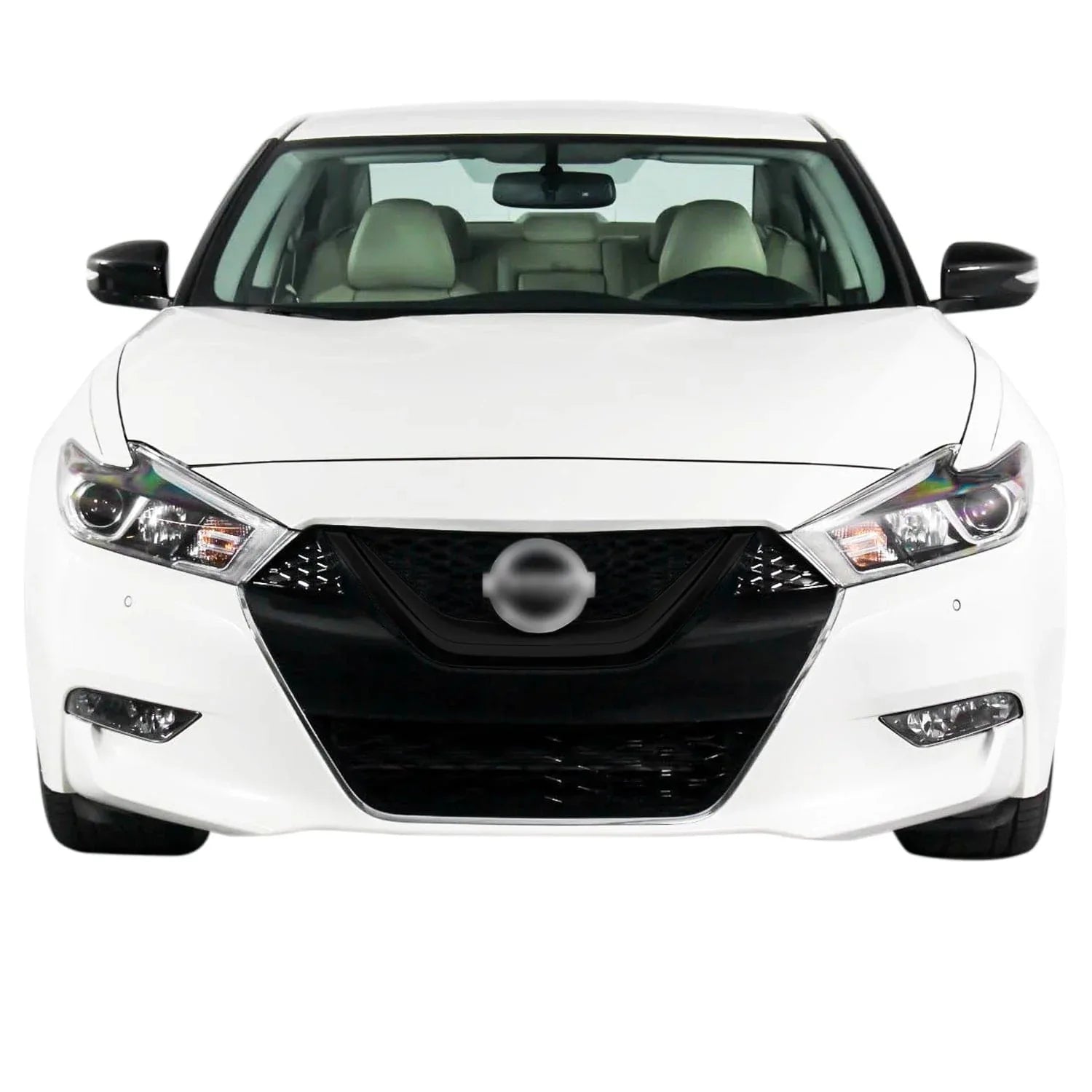 2016-2018 Nissan Maxima | Upper Front Grill Trim Chrome Delete PreCut Vinyl Wrap