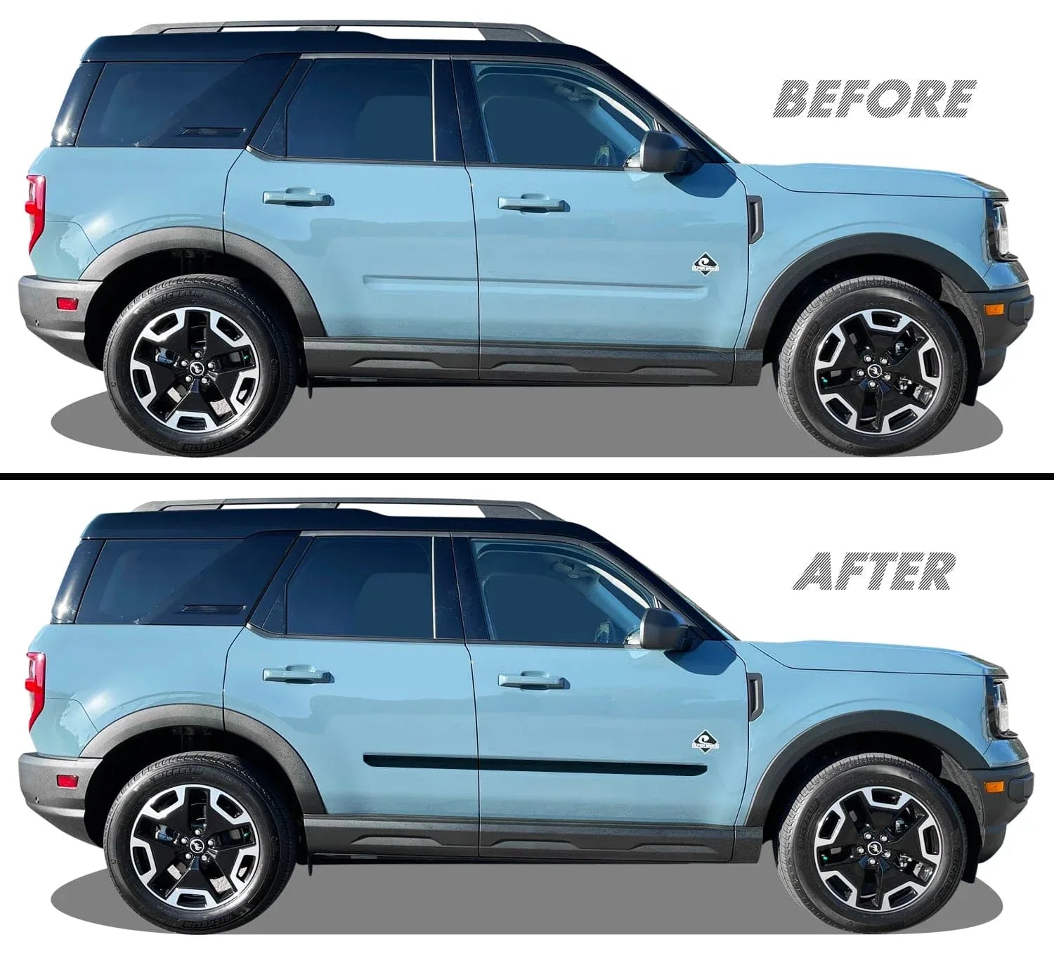 2021-2026 Ford Bronco Sport | Door Inserts PreCut Vinyl Wrap