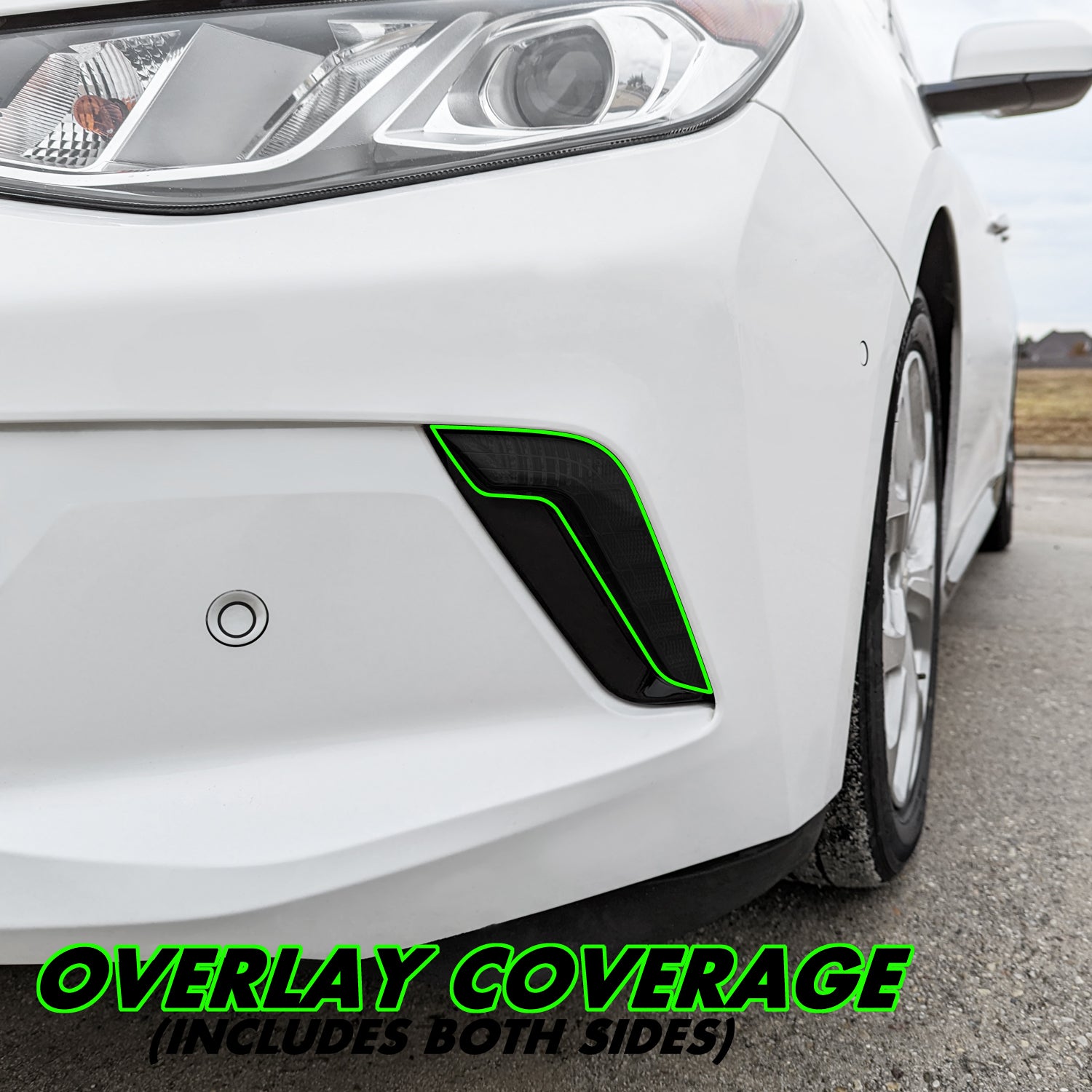 2016-2019 Chevrolet Volt | Fog Light DRL PreCut Tint Overlays