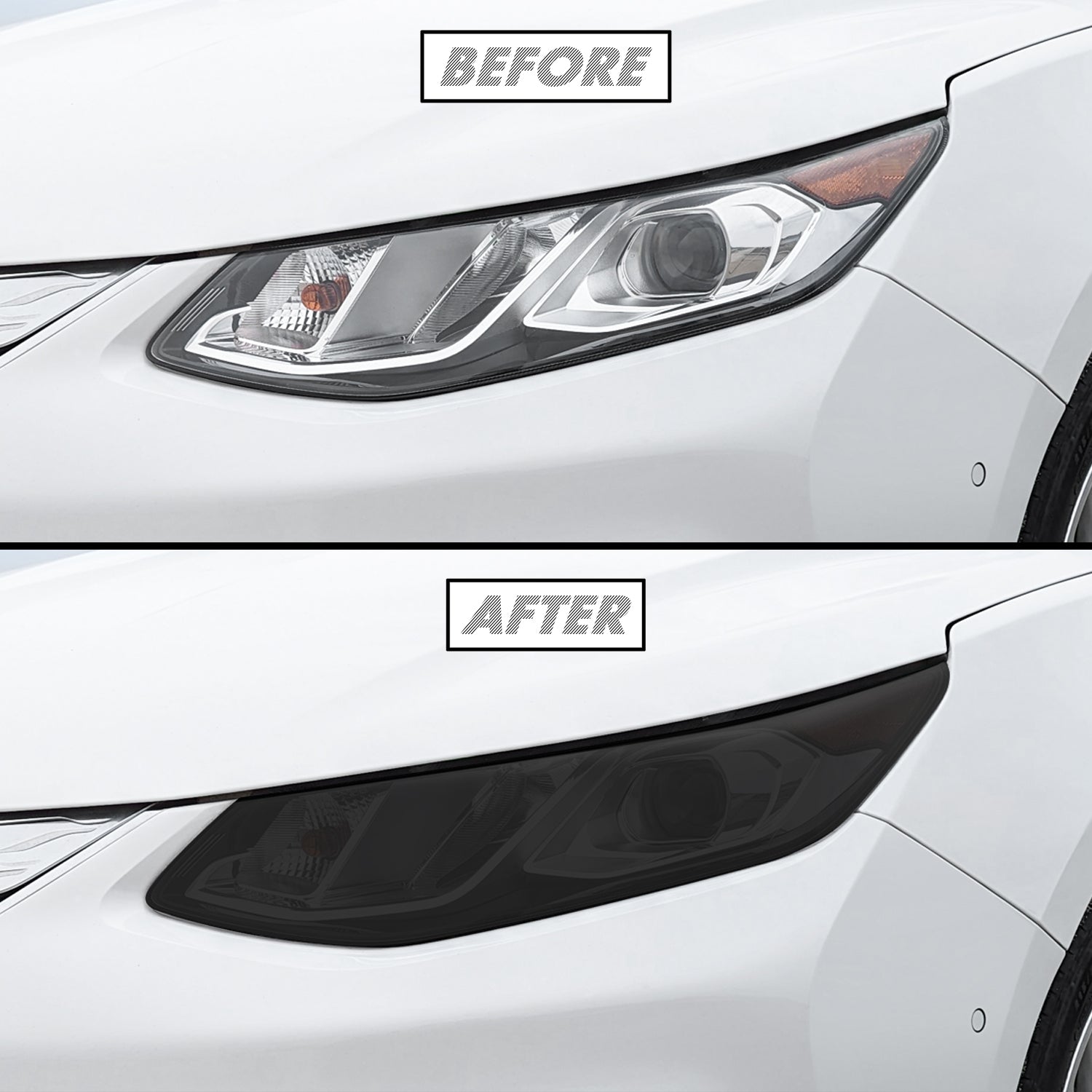 2016-2019 Chevrolet Volt | Headlight PreCut Tint Overlays