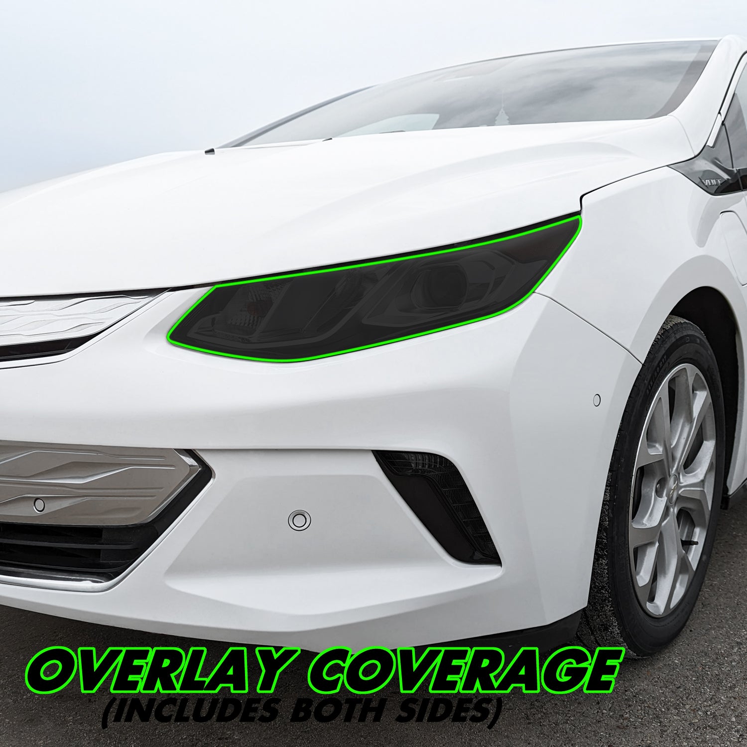 2016-2019 Chevrolet Volt | Headlight PreCut Tint Overlays
