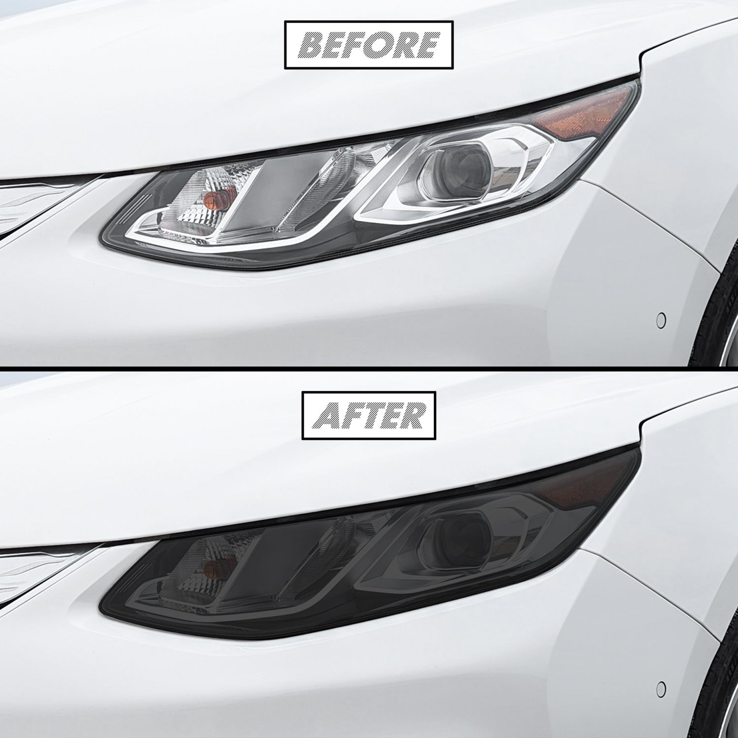 2016-2019 Chevrolet Volt | Headlight PreCut Tint Overlays