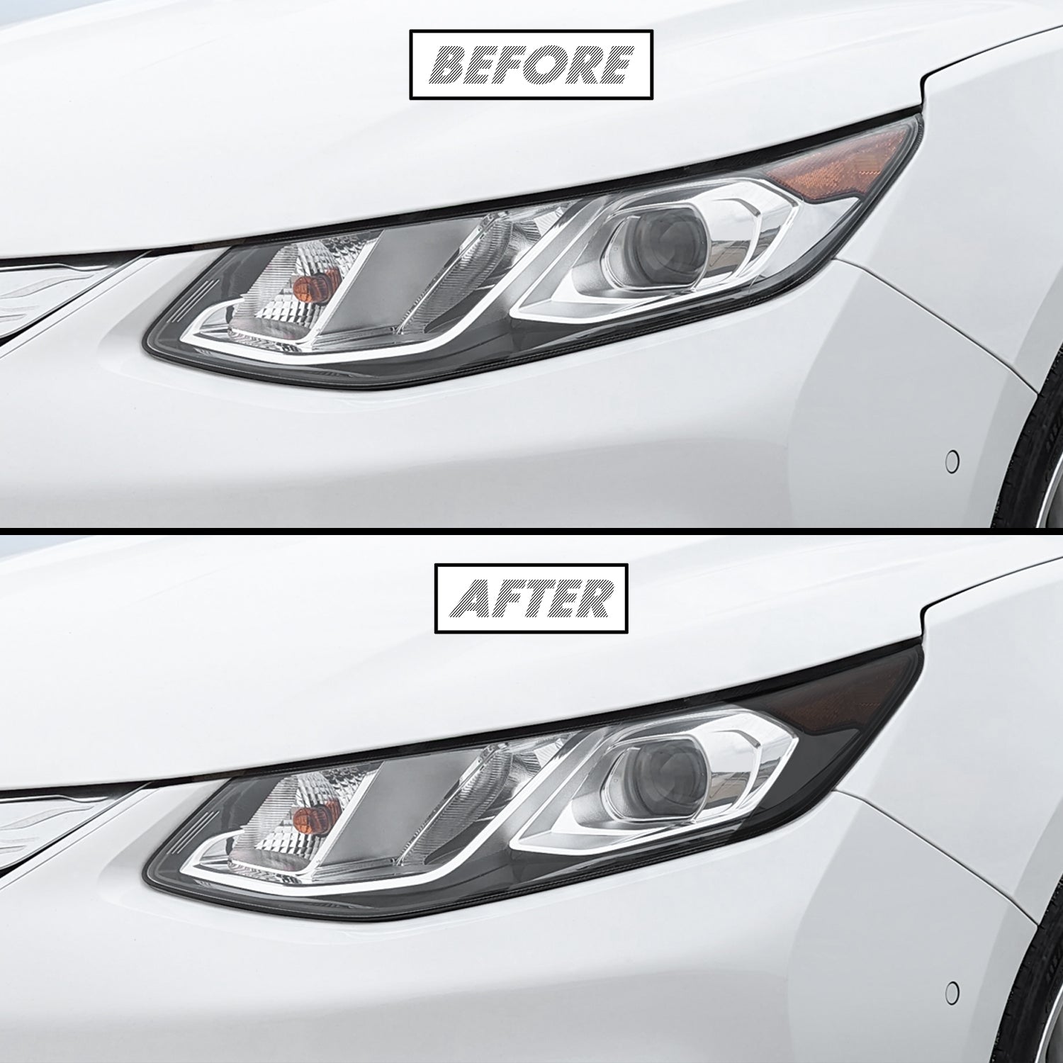 2016-2019 Chevrolet Volt | Headlight Side Marker PreCut Tint Overlays
