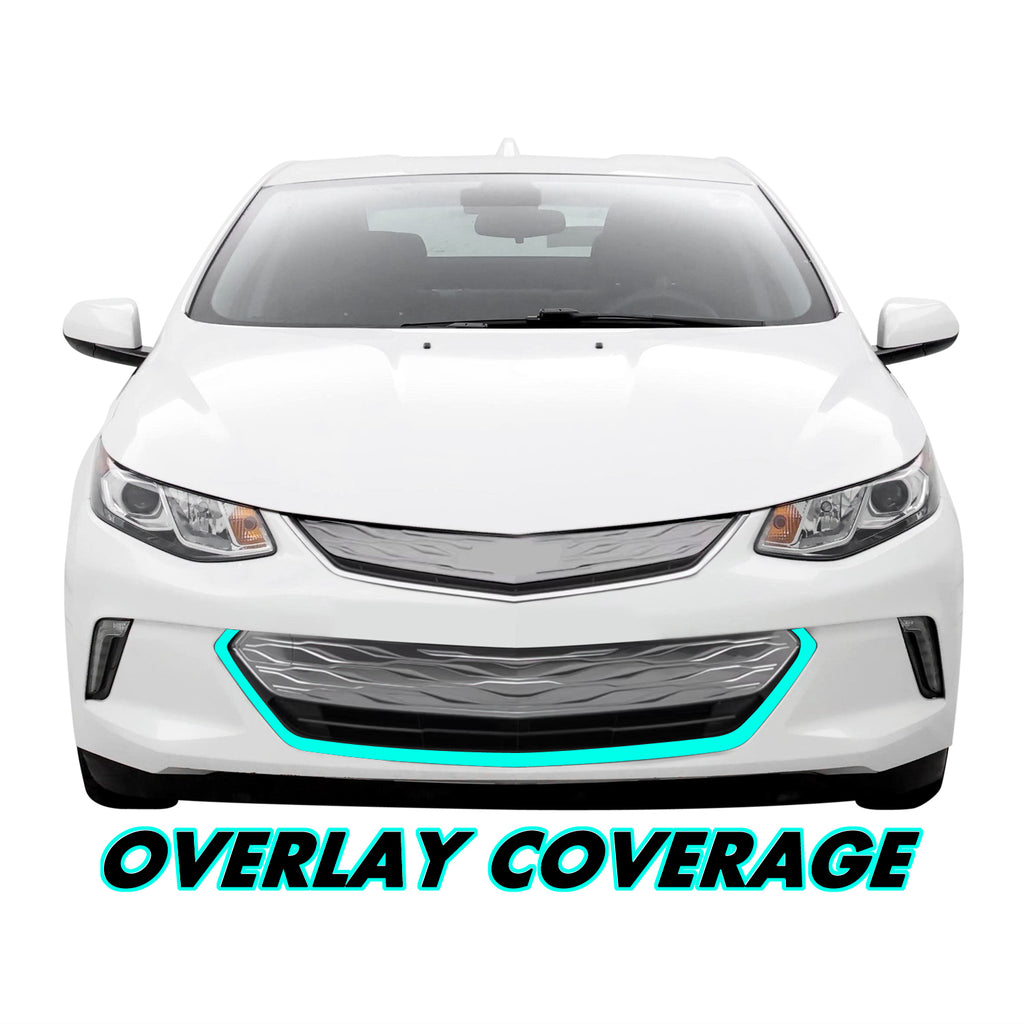 2016-2019 Chevrolet Volt | Lower Front Grill Trim Chrome Delete PreCut Vinyl Wrap