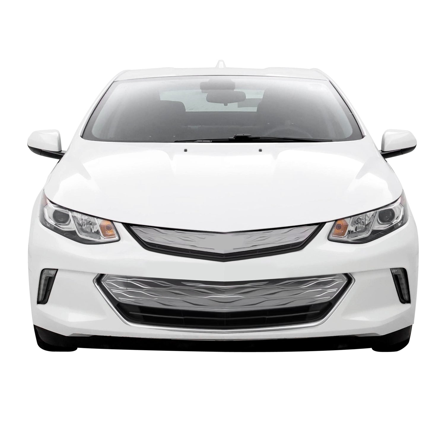 2016-2019 Chevrolet Volt | Upper Front Grill Trim Chrome Delete PreCut Vinyl Wrap