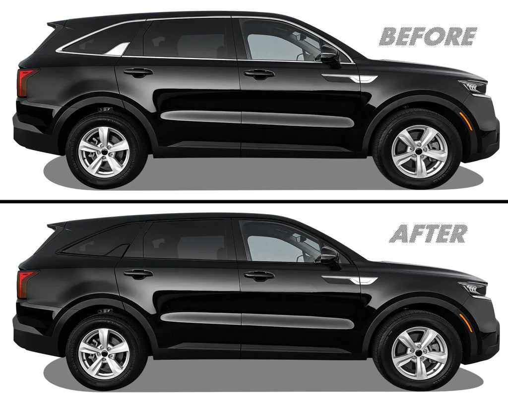 2021-2023 Kia Sorento | Window Trim Chrome Delete PreCut Vinyl Wrap