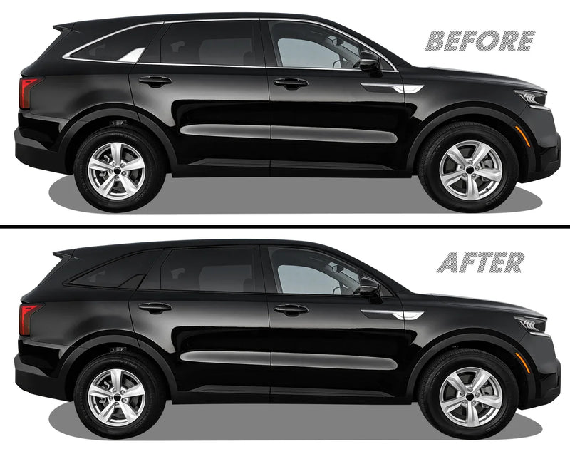 2021-2023 Kia Sorento | Window Trim Chrome Delete PreCut Vinyl Wrap