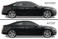 2018-2023 Audi A5 / S5 Coupe | Window Trim Chrome Delete PreCut Vinyl Wrap