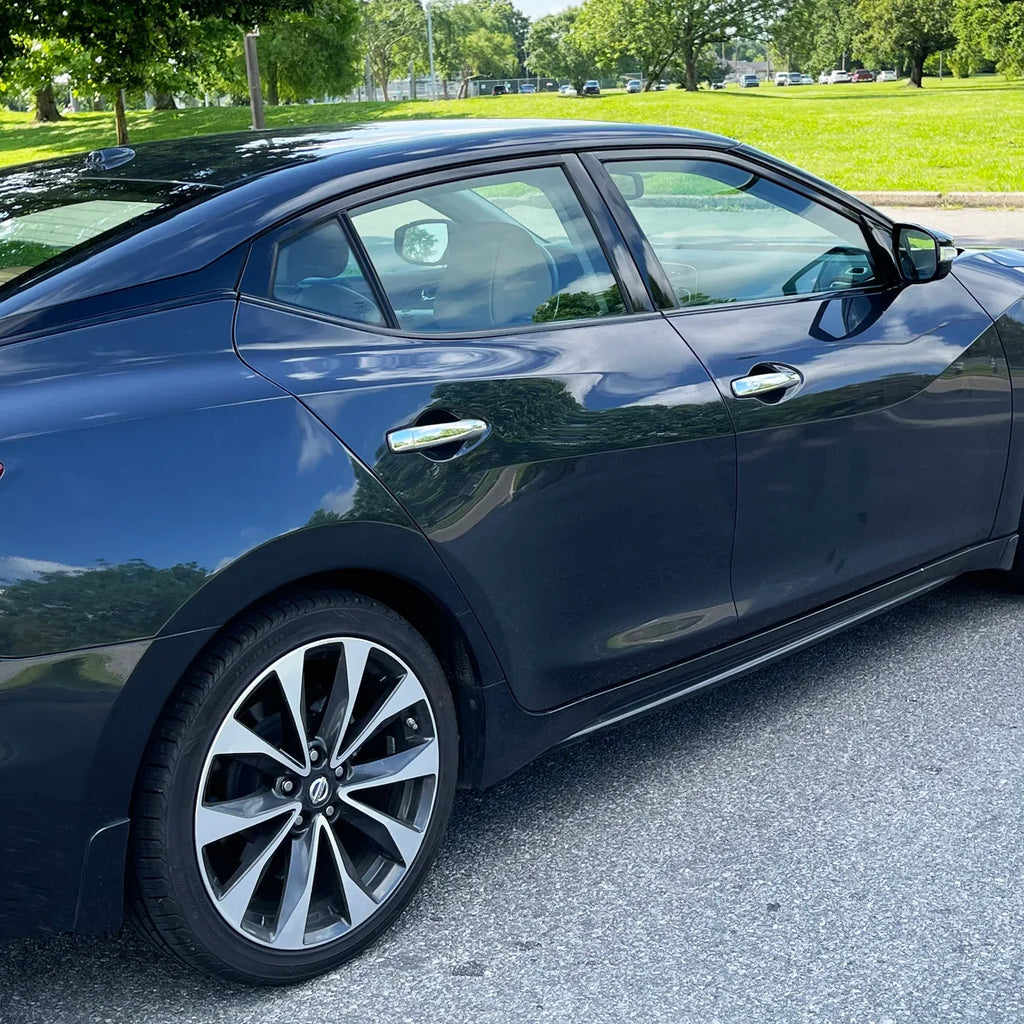 2016-2023 Nissan Maxima | Window Trim Chrome Delete PreCut Vinyl Wrap
