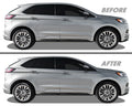 2019-2024 Ford Edge | Window Trim Chrome Delete PreCut Vinyl Wrap