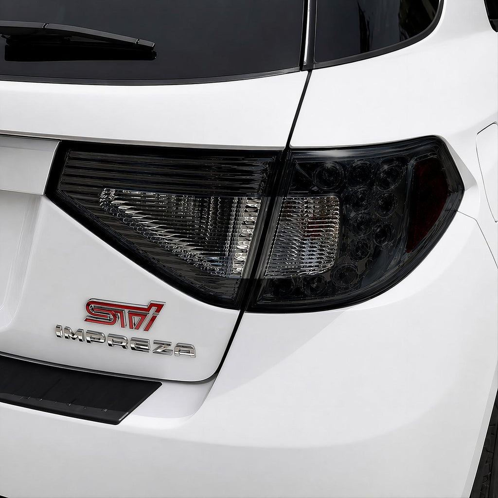 2008-2014 Subaru Impreza WRX Hatchback | Tail Light Cutout PreCut Tint Overlays