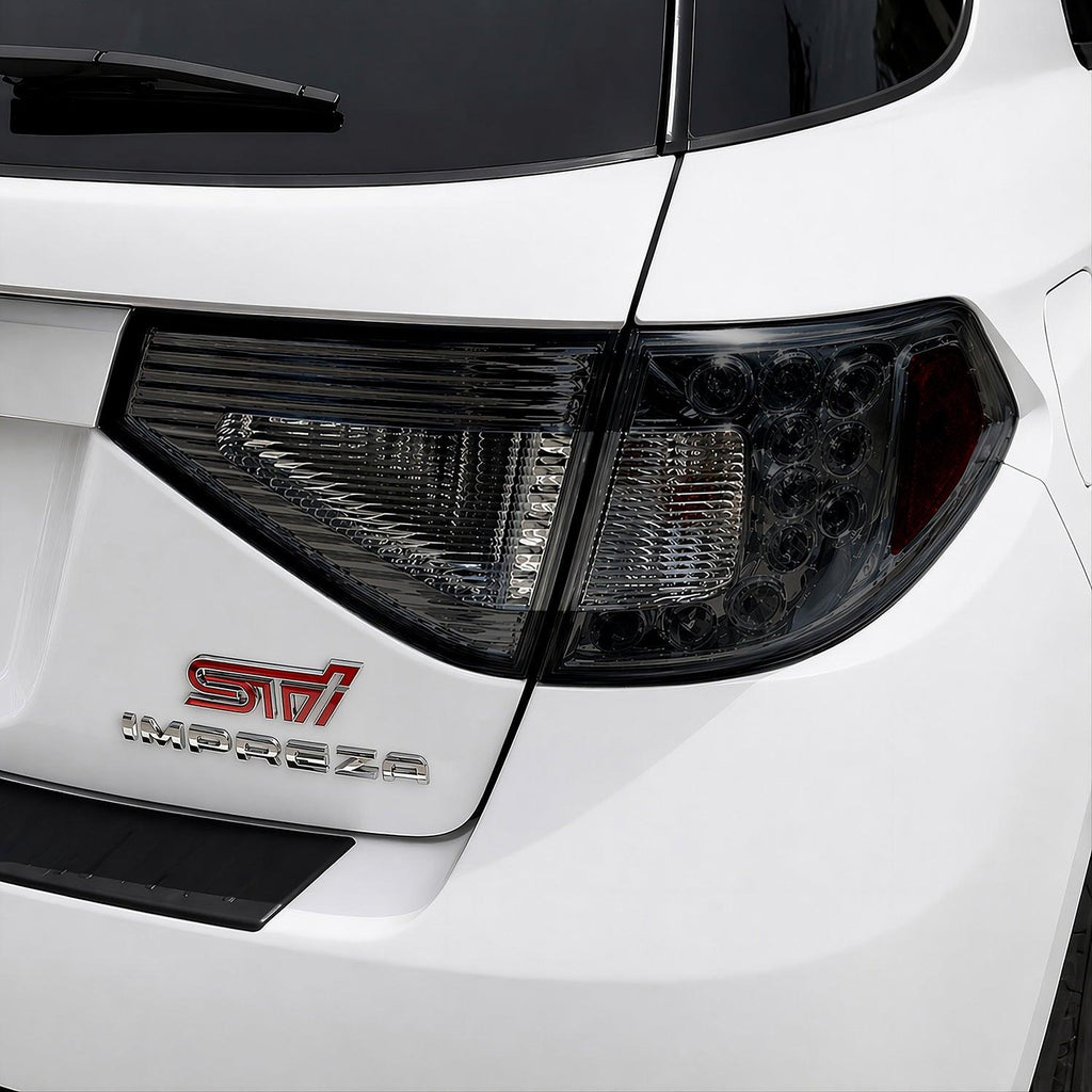 2008-2014 Subaru Impreza WRX Hatchback | Tail Light Cutout PreCut Tint Overlays