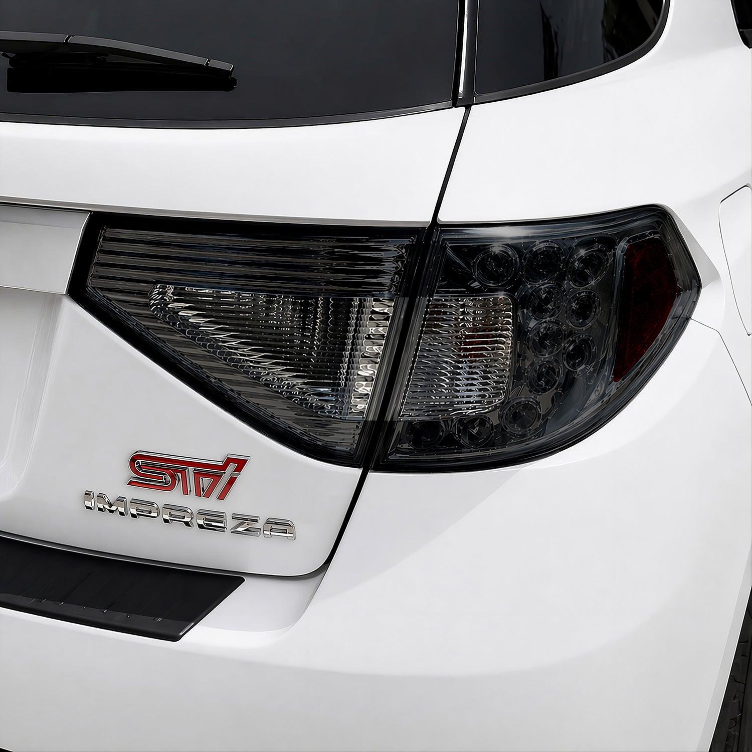 2008-2014 Subaru Impreza WRX Hatchback | Tail Light Cutout PreCut Tint Overlays