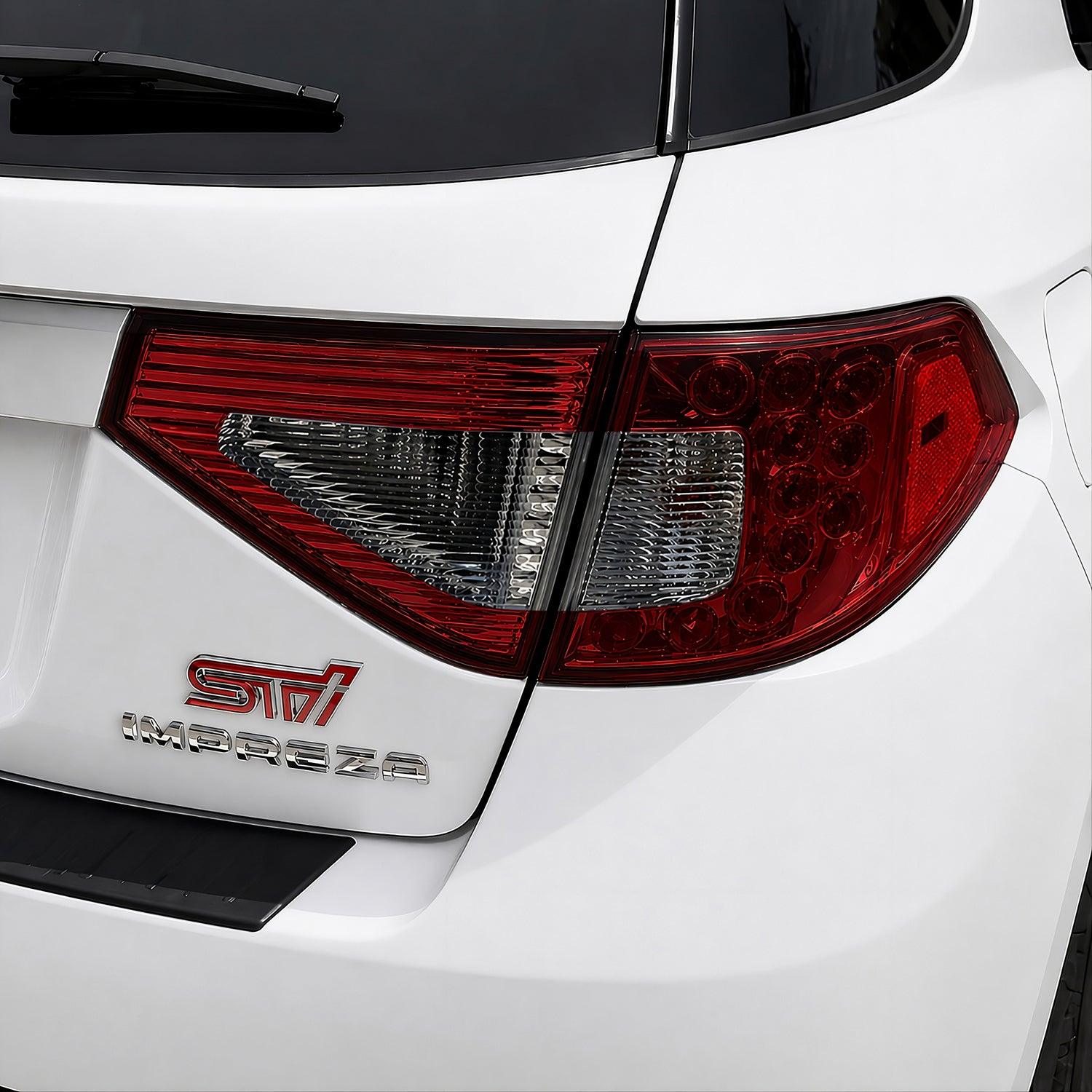 2008-2014 Subaru Impreza WRX Hatchback | Tail Light Cutout PreCut Tint Overlays