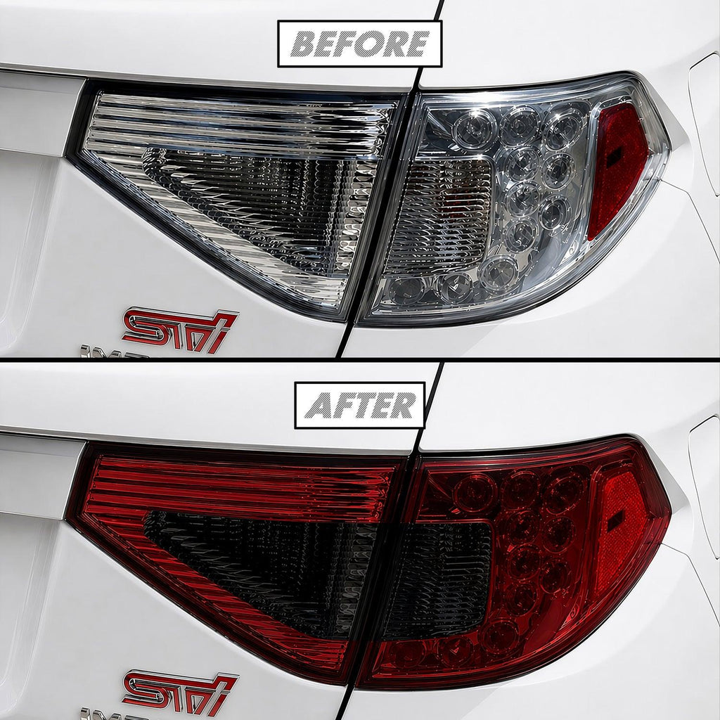 2008-2014 Subaru Impreza WRX Hatchback | Tail Light Combo PreCut Tint Overlays