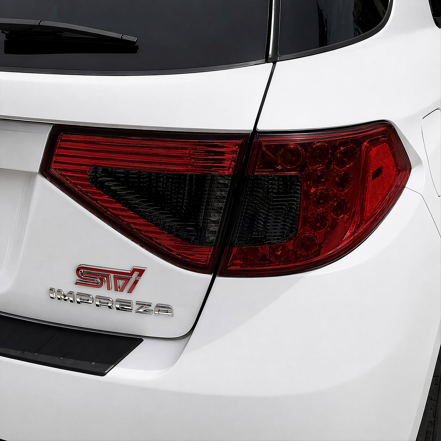 2008-2014 Subaru Impreza WRX Hatchback | Tail Light Combo PreCut Tint Overlays