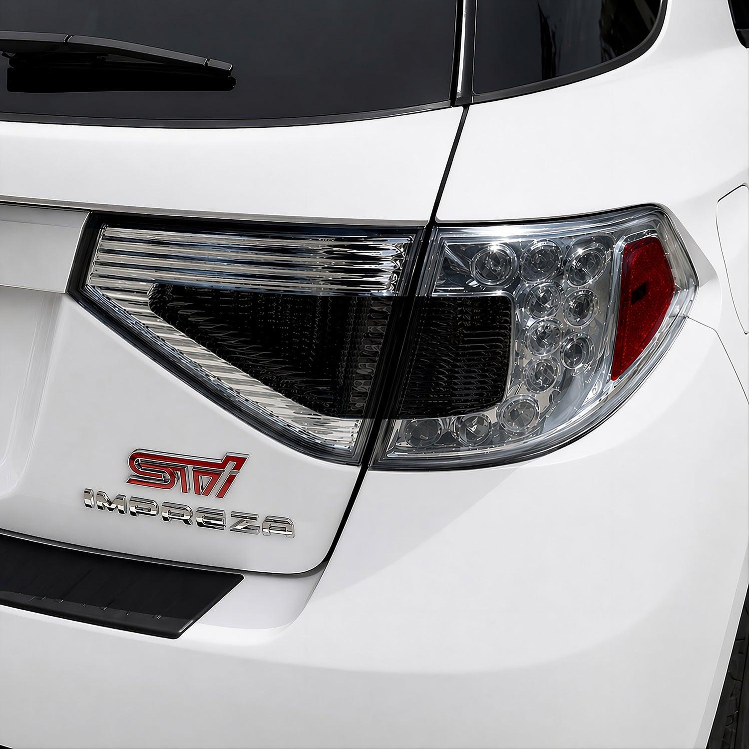 2008-2014 Subaru Impreza WRX Hatchback | Turn Signal & Reverse Light PreCut Tint Overlays