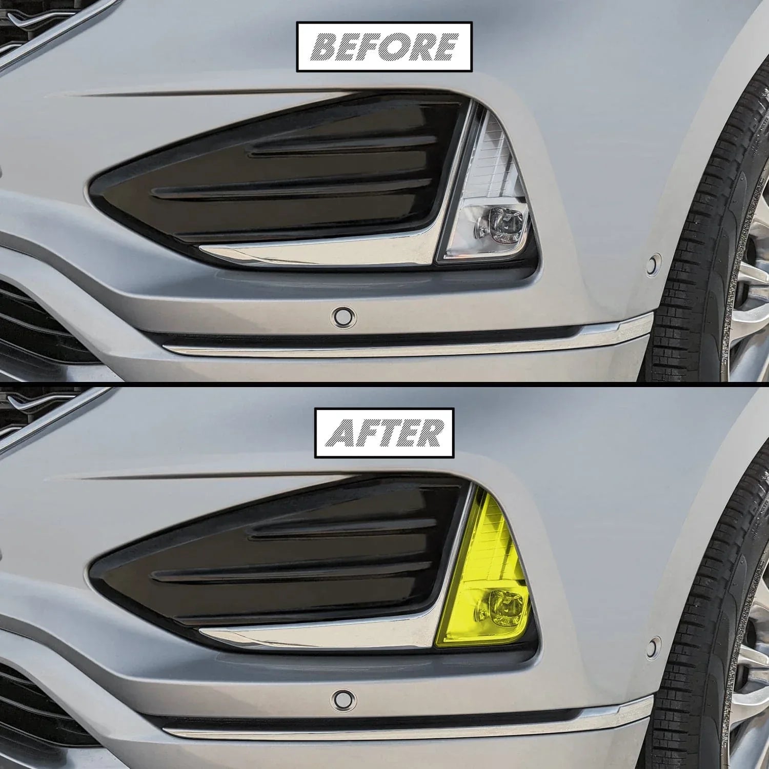 2019-2024 Ford Edge | Fog Light PreCut Tint Overlays
