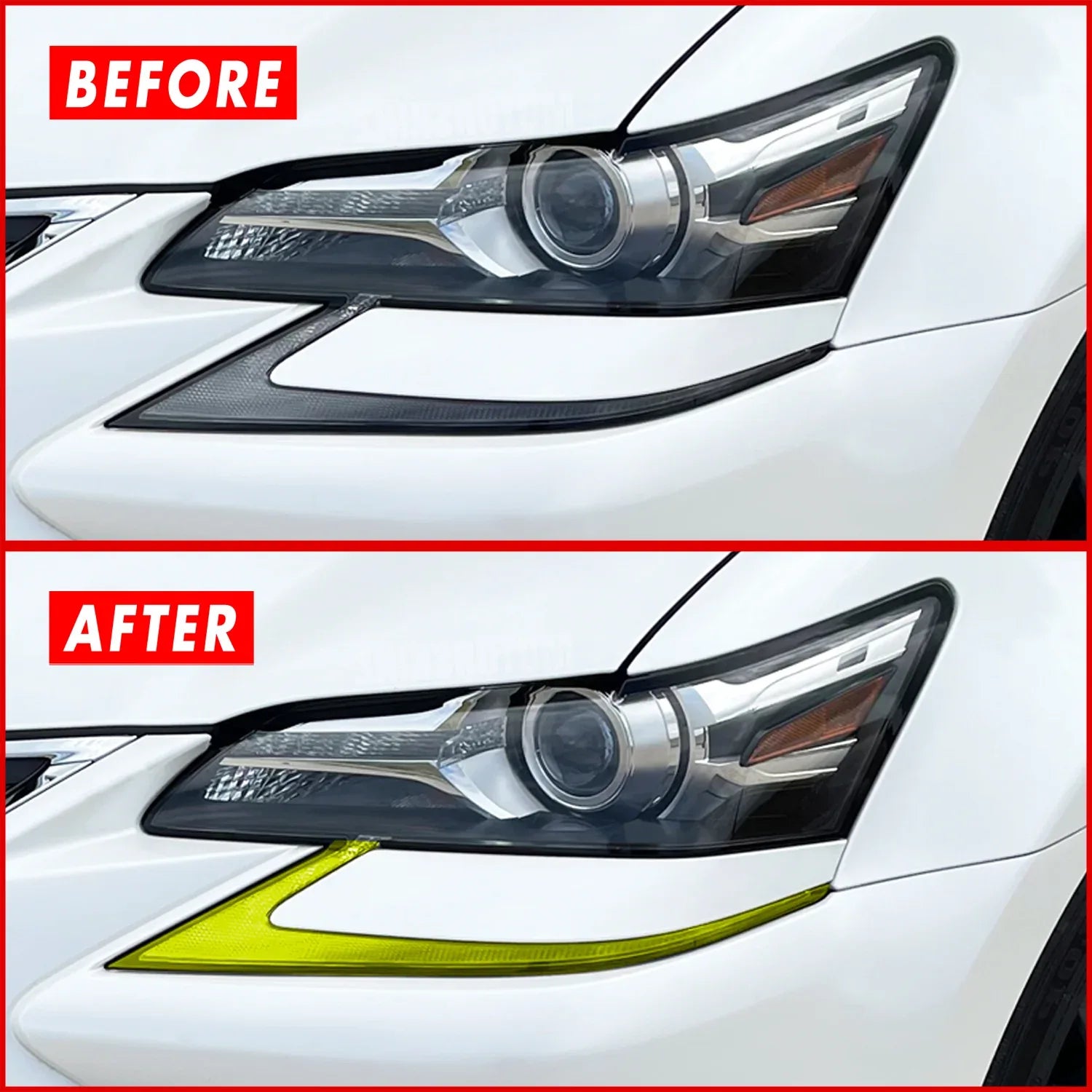 2016-2020 Lexus GS | DRL PreCut Tint Overlays