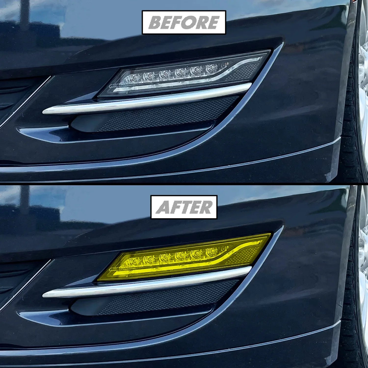 2013-2016 Lincoln MKZ | Fog Light PreCut Tint Overlays